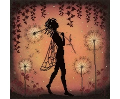 Bothy Threads Cross stitch kit "Dandelion Fairy" XE5P 26x26 cm