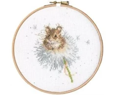 Bothy Threads Cross stitch kit "Dandelion Clock" XHD117P 15x15 cm