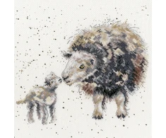 Bothy Threads Cross stitch kit "Ewe And Me" XHD47 26x26 cm