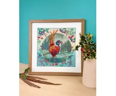 Bothy Threads Cross stitch kit "Fall Feathers" XJS8 26x26 cm