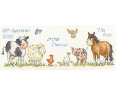 Bothy Threads Cross stitch kit "Farmyard Welcome" XKG20 38x15 cm