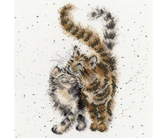 Bothy Threads Cross stitch kit "Feline Good" XHD60 26x26 cm
