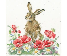 Bothy Threads Cross stitch kit "Field Of Flowers" XHD143 26x26 cm