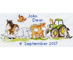 Bothy Threads Cross stitch kit "First Born" XNB2 38x18 cm