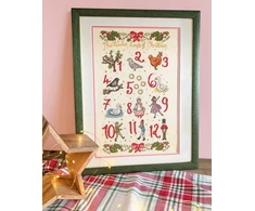 Bothy Threads Cross stitch kit "Five Gold Rings" XLU2 22x38 cm