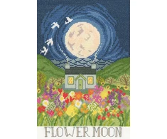Bothy Threads Cross stitch kit "Flower Moon" XDD2 18x27 cm