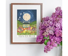 Bothy Threads Cross stitch kit "Flower Moon" XDD2 18x27 cm