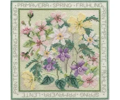 Bothy Threads Cross stitch kit "Four Seasons - Spring" DWFS01 16.5x16.5 cm