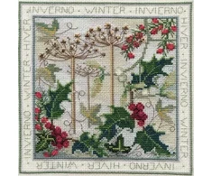 Bothy Threads Cross stitch kit "Four Seasons - Winter" DWFS04 16.5x16.5 cm
