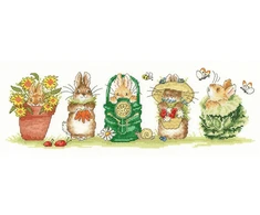 Bothy Threads Cross stitch kit "Garden Helpers" XMS35 38x14 cm