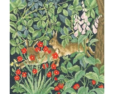 Bothy Threads Cross stitch kit "Greenery Hares" XAC16 31x31