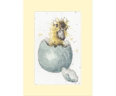 Bothy Threads Cross stitch kit "Greeting Card - Peek-a-boo" XGC48 10x16 cm