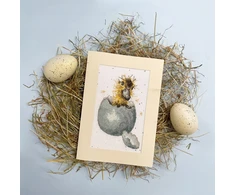 Bothy Threads Cross stitch kit "Greeting Card - Peek-a-boo" XGC48 10x16 cm