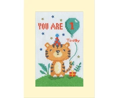 Bothy Threads Cross stitch kit "Greeting Card - Wild Birthday" XGC50 10x16 cm