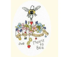 Bothy Threads Cross stitch kit "Greeting Card - Meant To Bee" XGC29 9x13 cm