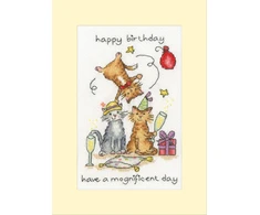 Bothy Threads Cross stitch kit "Greeting Card - Mognificent Day" XGC60 10x16 cm