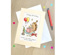 Bothy Threads Cross stitch kit "Greeting Card - More Candles" XGC62 10x16 cm