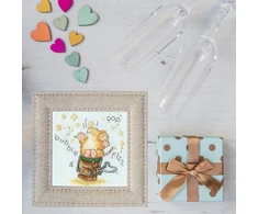 Bothy Threads Cross stitch kit "Greeting Card Time To Celebrate!" XGC36 10x10 cm