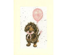 Bothy Threads Cross stitch kit "Greeting Card - Welcome Little Sausage" XGC33 10x16 cm