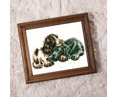 Bothy Threads Cross stitch kit "Growing Old Together" XHD104 26x26 cm