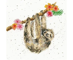 Bothy Threads Cross stitch kit "Hanging Around" XHD59 26x26 cm