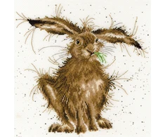 Bothy Threads Cross stitch kit "Hare Brained" XHD49 26x26 cm