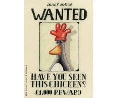 Bothy Threads Cross stitch kit "Have You Seen This Chicken?" XWG8 17x24 cm