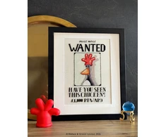 Bothy Threads Cross stitch kit "Have You Seen This Chicken?" XWG8 17x24 cm