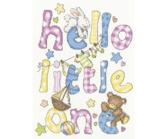 Bothy Threads Cross stitch kit "Hello Little One" XKG17 19x26 cm