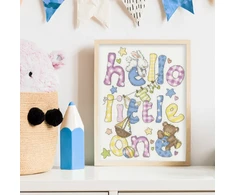 Bothy Threads Cross stitch kit "Hello Little One" XKG17 19x26 cm