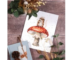 Bothy Threads Cross stitch kit "He's a Fun-gi" XHD74 18x23 cm