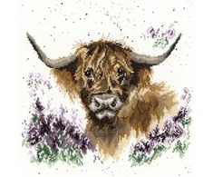 Bothy Threads Cross stitch kit "Highland Heathers" XHD9 26x26 cm