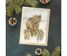 Bothy Threads Cross stitch kit "Highland Christmas" XHD128 26x30 cm