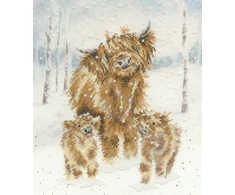 Bothy Threads Cross stitch kit "Highland Christmas" XHD128 26x30 cm