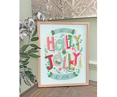 Bothy Threads Cross stitch kit "Holly Jolly Christmas" XHY12 22x29 cm