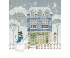 Bothy Threads Cross stitch kit "Home For Christmas" XKTB5 25x28 cm