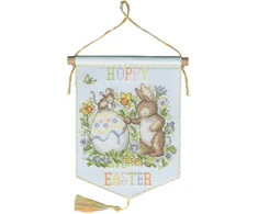Bothy Threads Cross stitch kit "Hoppy Easter" XKG24 20x24 cm