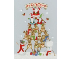 Bothy Threads Cross stitch kit "It's Christmas!" XKTB7 23x31 cm