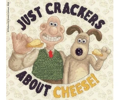 Bothy Threads Cross stitch kit "Just Crackers About Cheese!" XWG12 27x25 cm