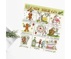 Bothy Threads Cross stitch kit "Know Your Gin" XHS10 26x28 cm
