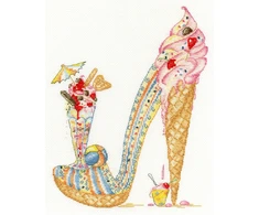 Bothy Threads Cross stitch kit "Lazy Sundae" XSK4 22x28 cm