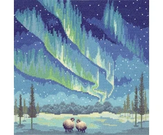 Bothy Threads Cross stitch kit "Light Up Your Life" XLP20 26x26 cm