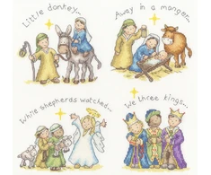 Bothy Threads Cross stitch kit "Little Donkey…" XKG10 28x26 cm