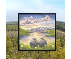 Bothy Threads Cross stitch kit "Love And Light" XLP3 26x26 cm