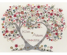 Bothy Threads Cross stitch kit "Love Blossoms" XKA4 34x26 cm