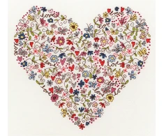 Bothy Threads Cross stitch kit "Love Heart" XKA1 24x26 cm