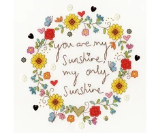 Bothy Threads Cross stitch kit "Love Sunshine" XKA19 24x24 cm