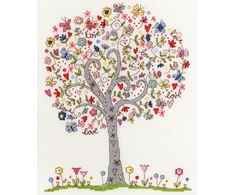 Bothy Threads Cross stitch kit "Love Tree" XKA2 24x30 cm
