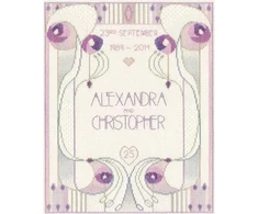 Bothy Threads Cross stitch kit "Mackintosh - Wedding / Anniversary Sampler" DWMKP4 28x22.5 cm