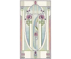 Bothy Threads Cross stitch kit "Mackintosh - Love Birds" DWMKP3 28x15 cm